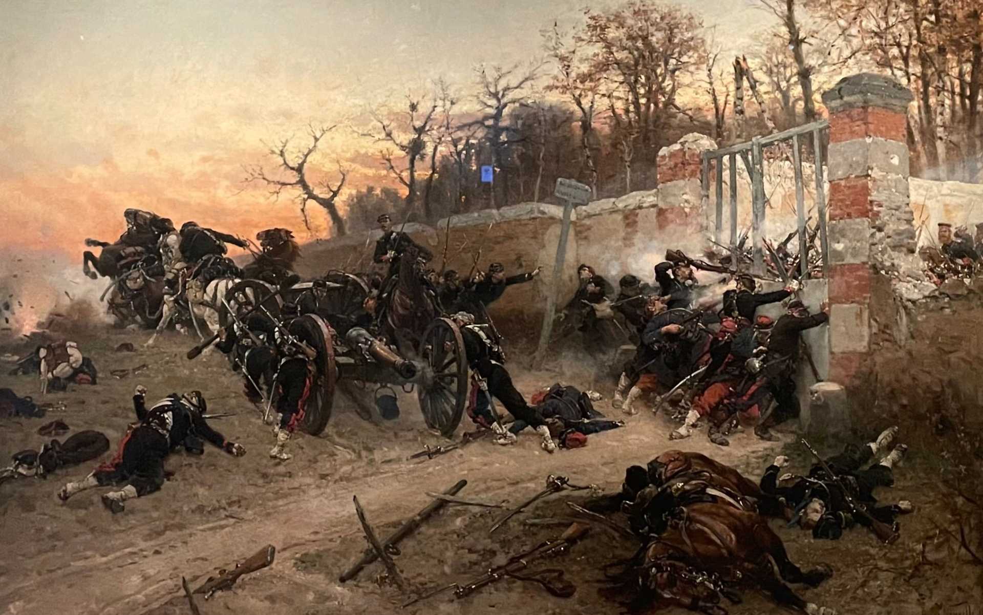 De Neuville Huile Sur Toile