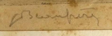 Signature de Adolphe Marie Beaufr&egrave;re