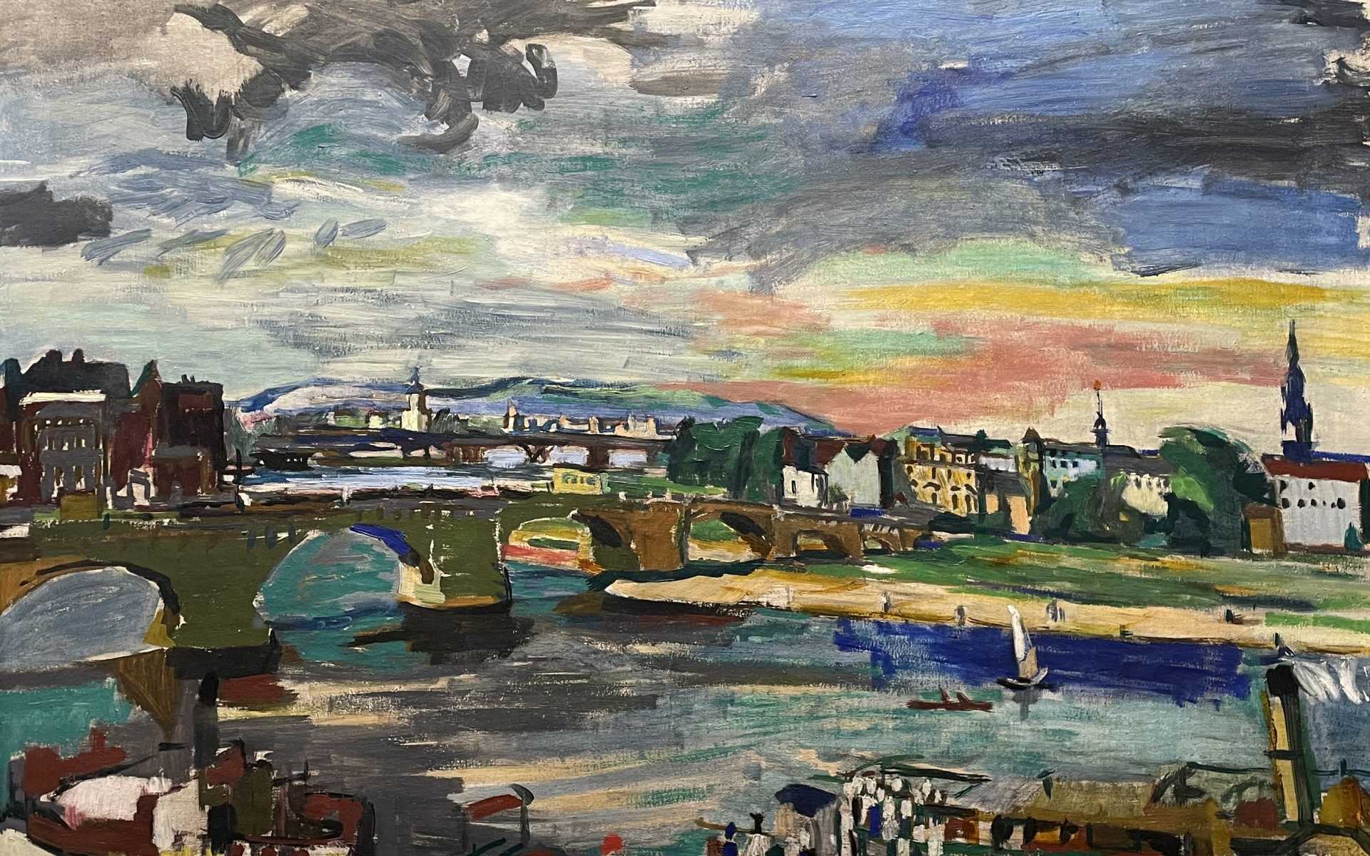 Oskar Kokoschka, huile sur toile