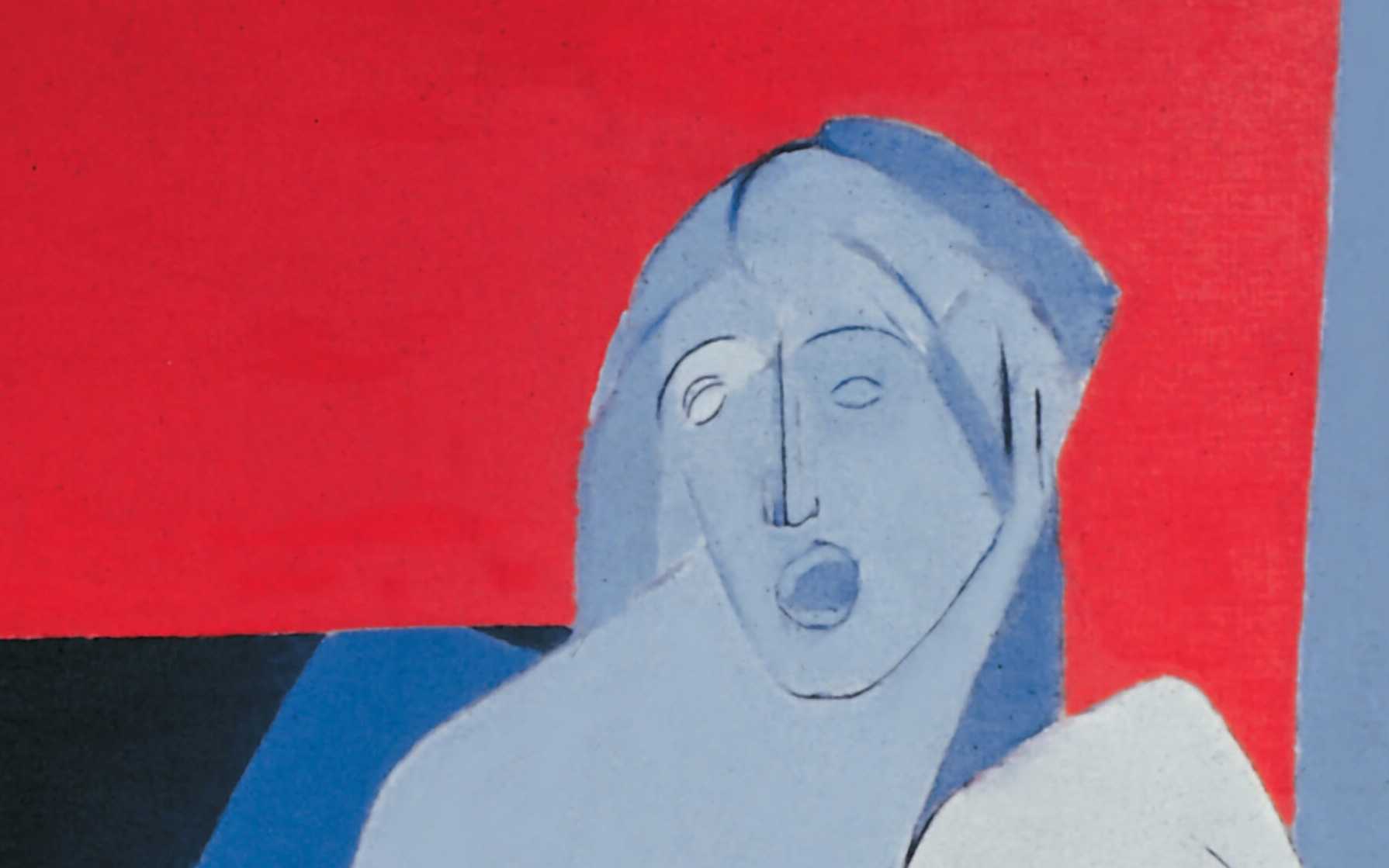 Tyeb Mehta, acrylique sur toile