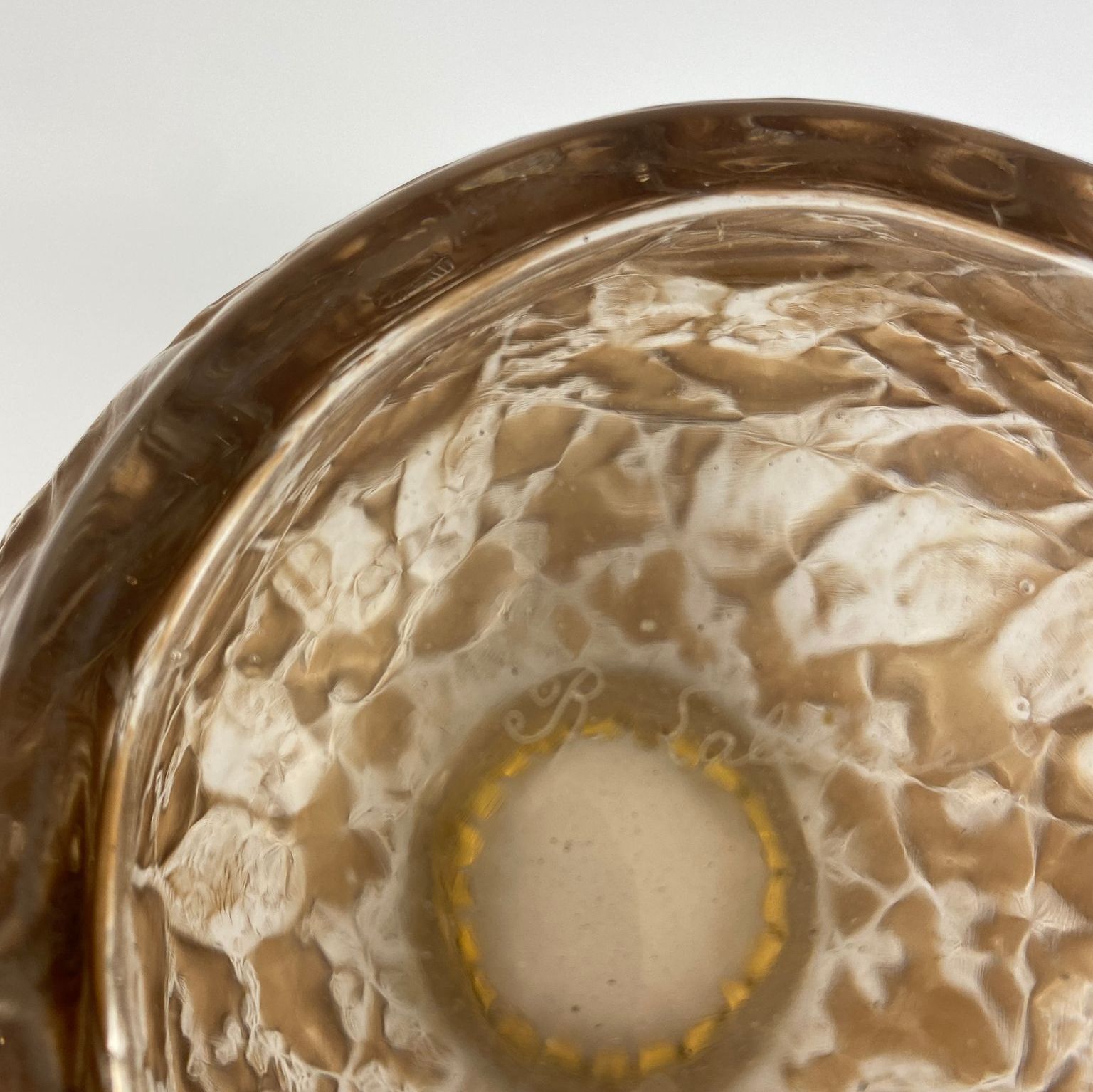 Lalique, plat en verre