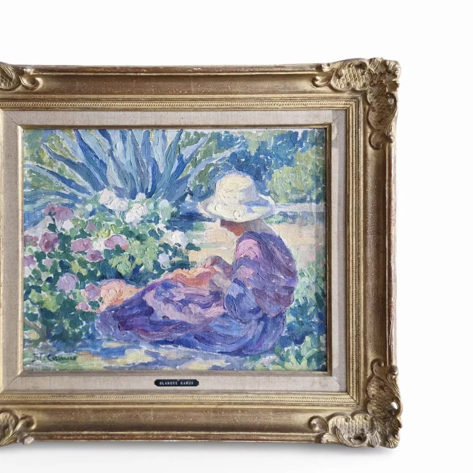 Blanche Camus, huile sur toile