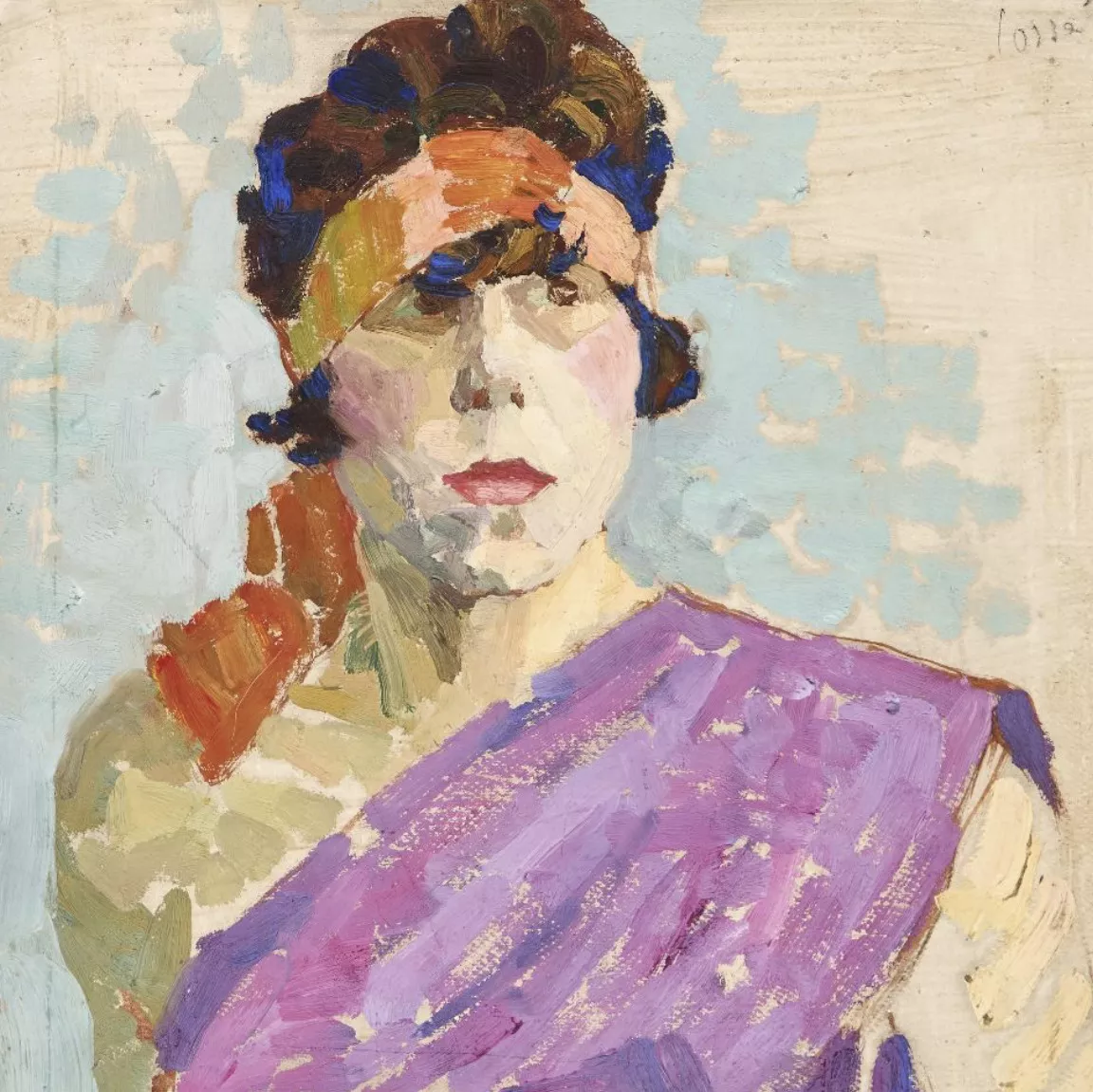 Blanche Camus, huile sur carton