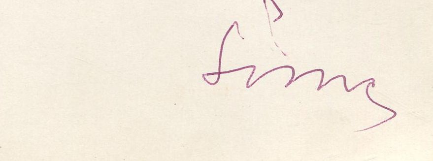 Signature de Joseph Sima