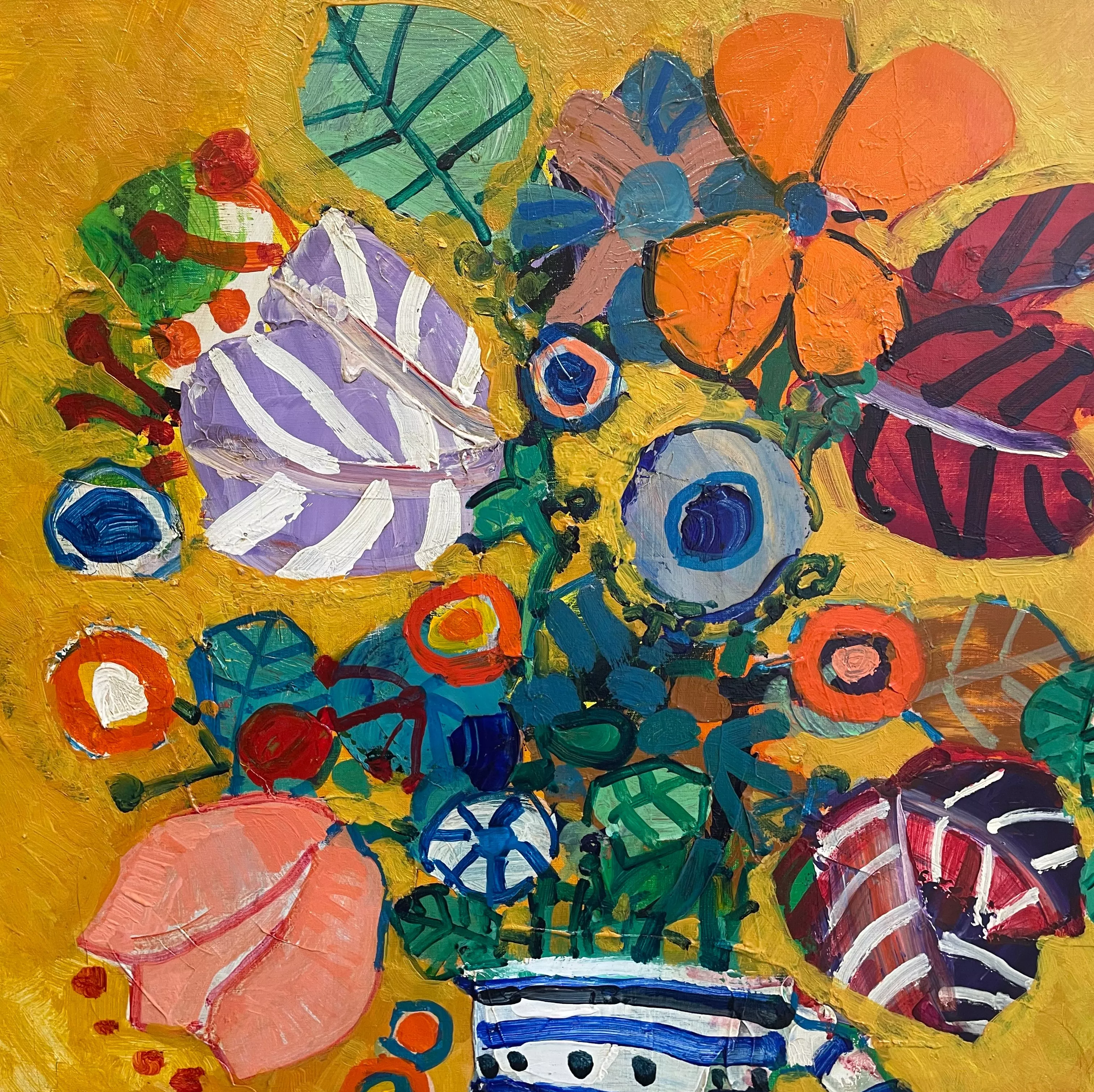 A&iuml;zpiri, huile sur toile