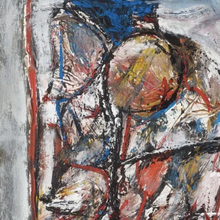 Jacques Doucet, huile sur toile