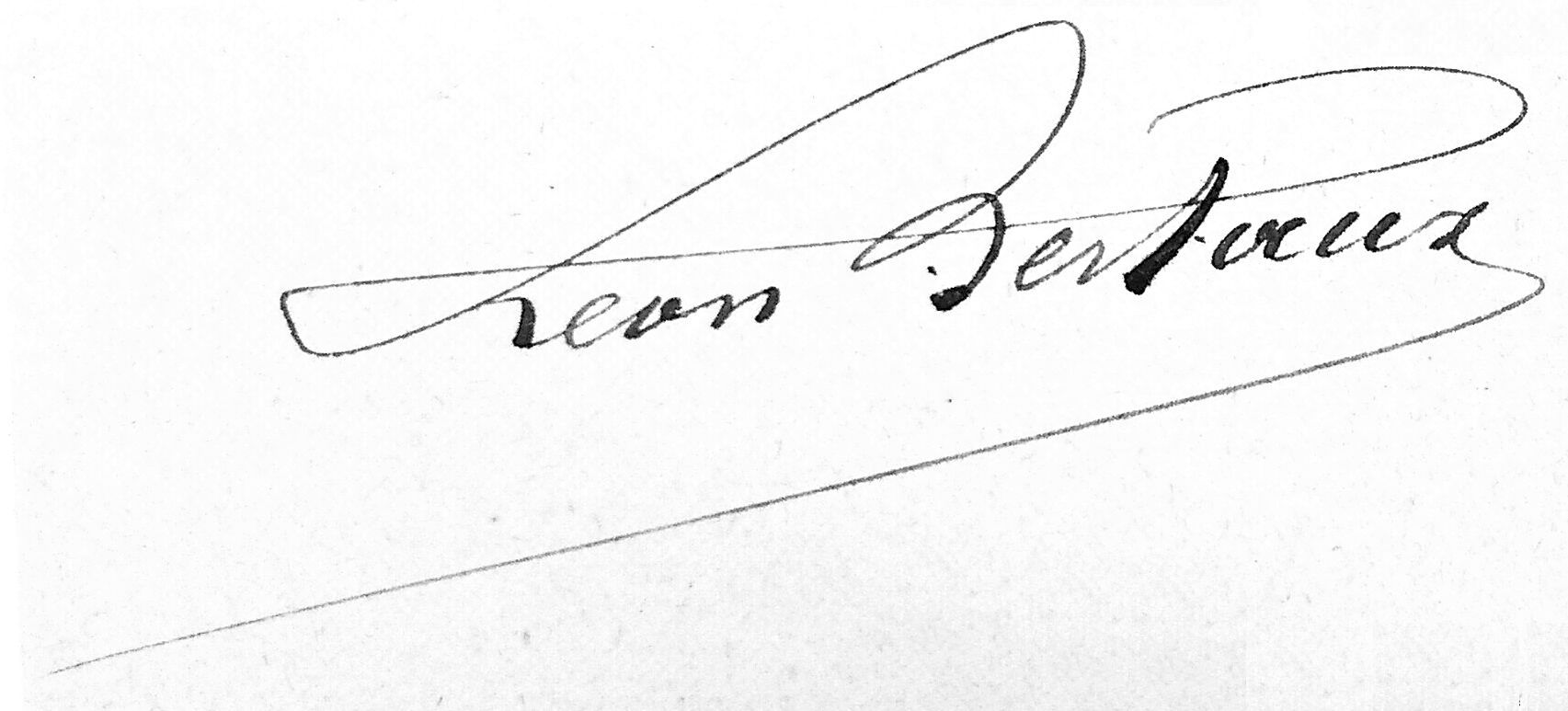 Signature de l'artiste