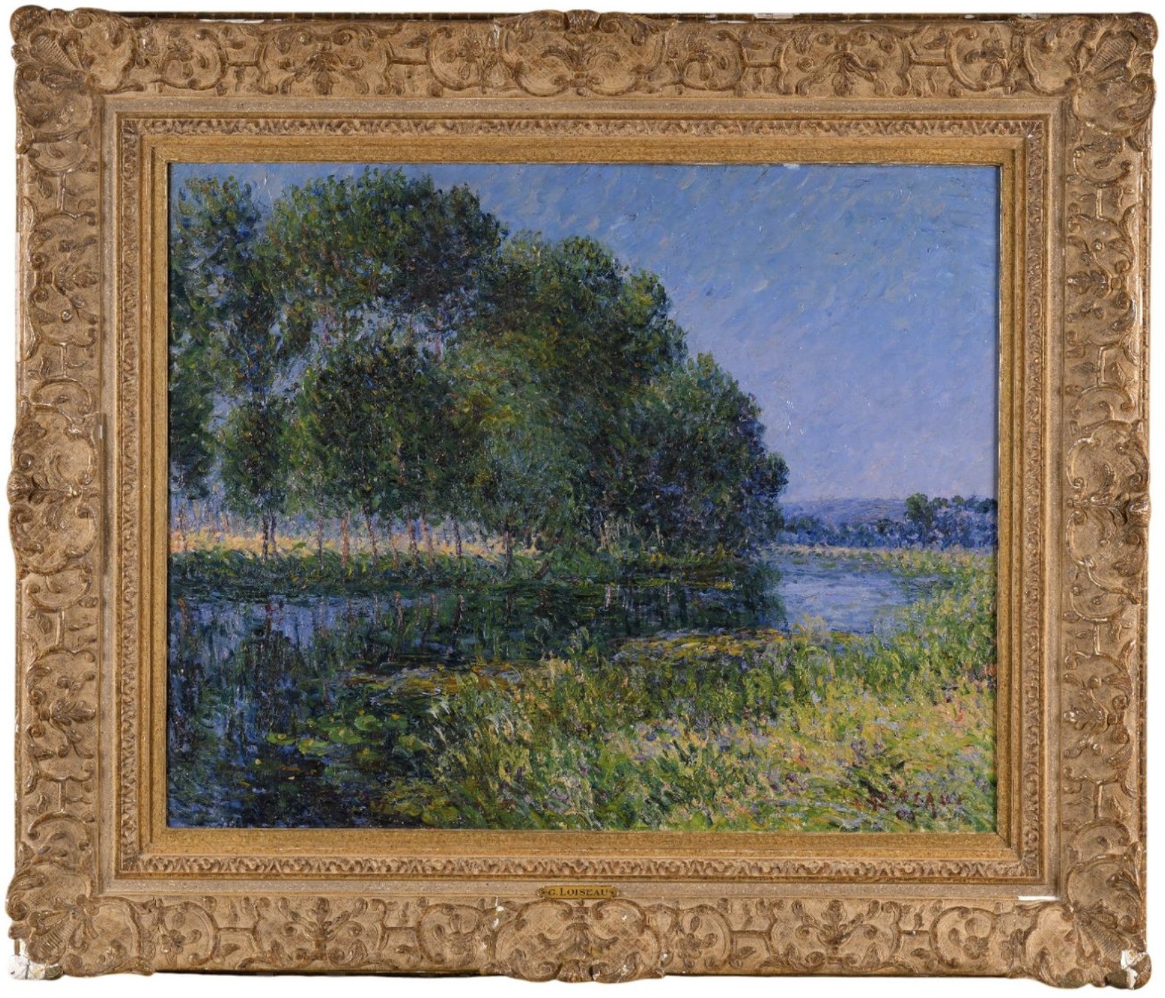 Gustave Loiseau, huile sur toile