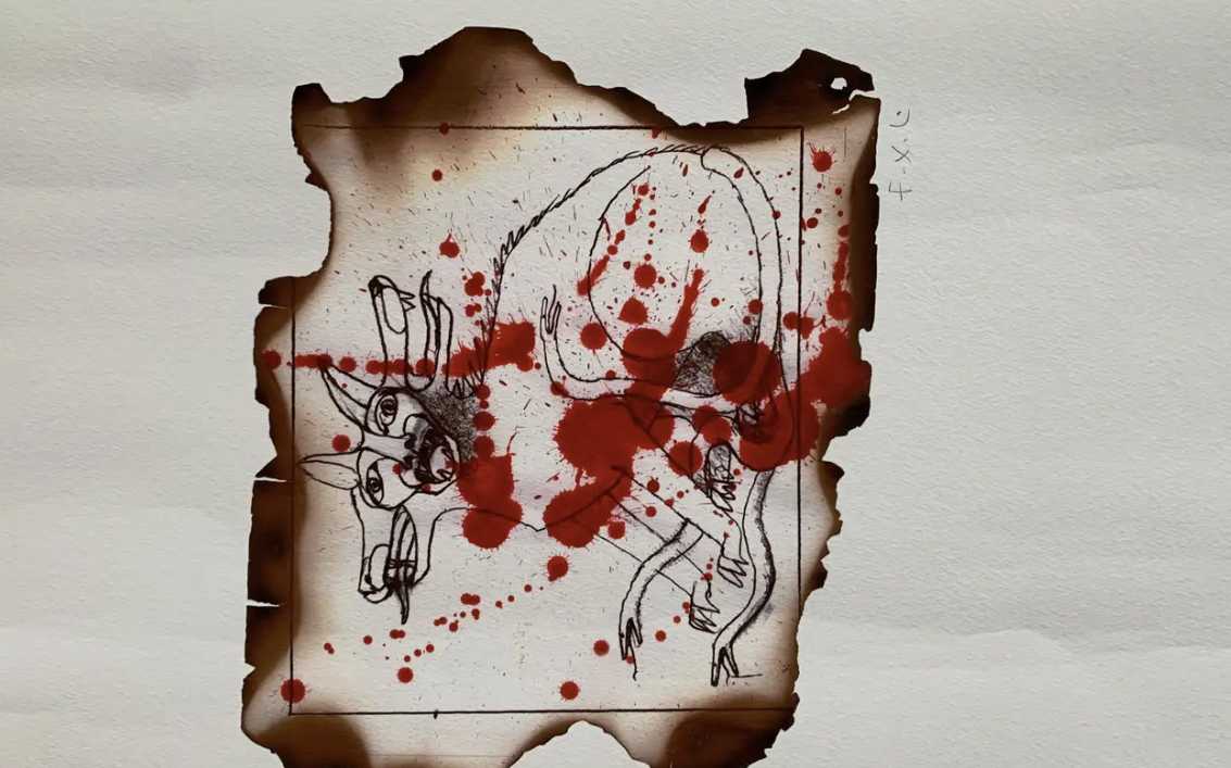 François-Xavier Lalanne, collage et dessin