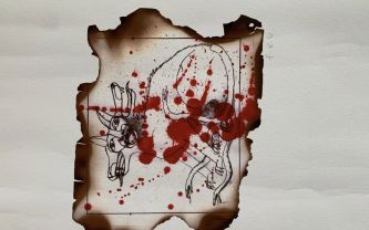 François-Xavier Lalanne, collage et dessin