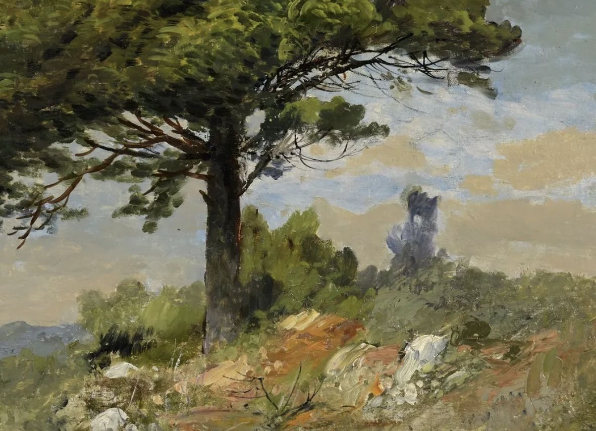 Paulin Bertrand, huile sur toile