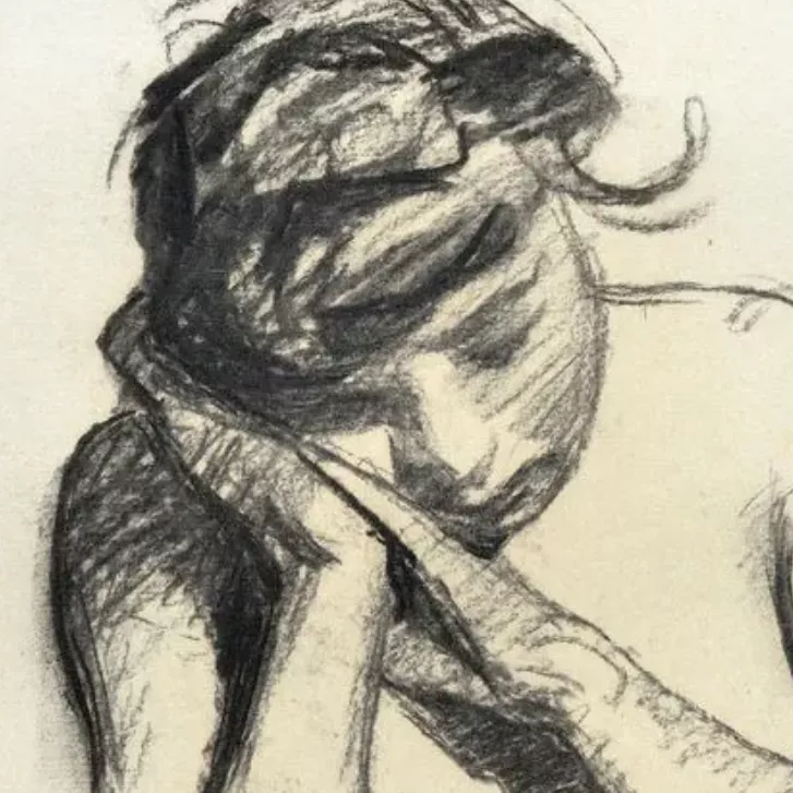 Vallotton, dessin au fusain
