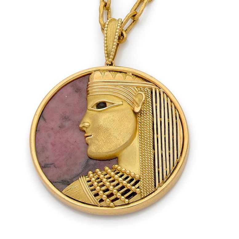 Jean Mahie, pendentif en or