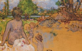 Ker Xavier Roussel, huile sur toile