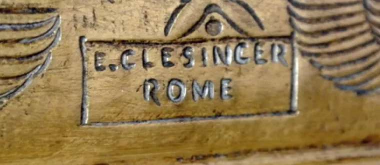 Signature de Auguste Cl&eacute;singer