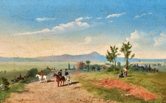 Conrad Wise Chapman, huile sur toile
