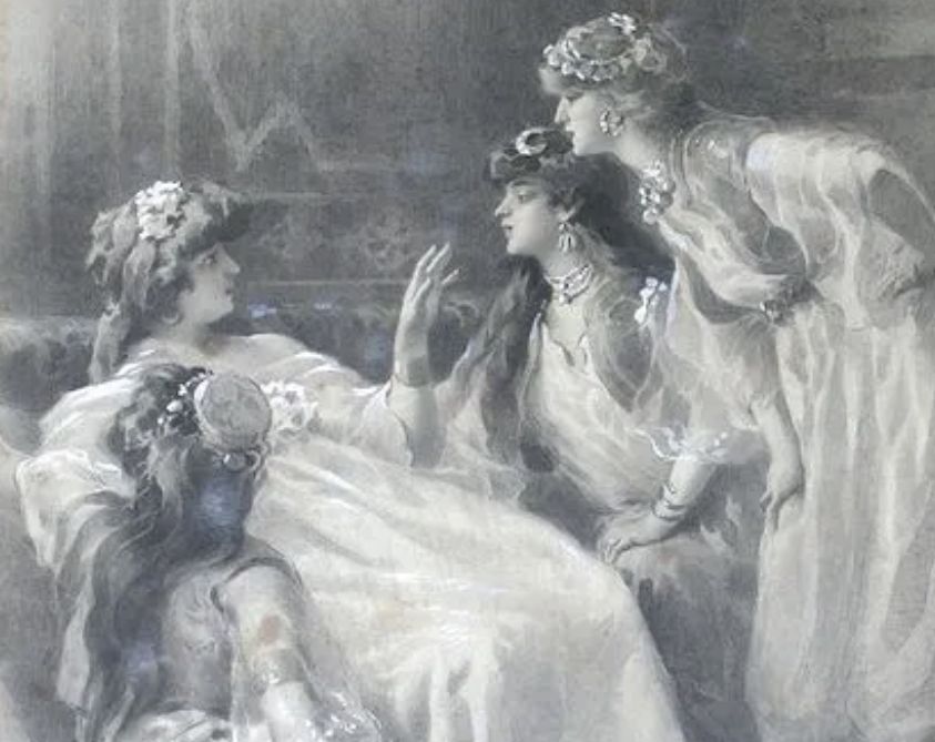 Charles Atamian, encre et lavis sur papier