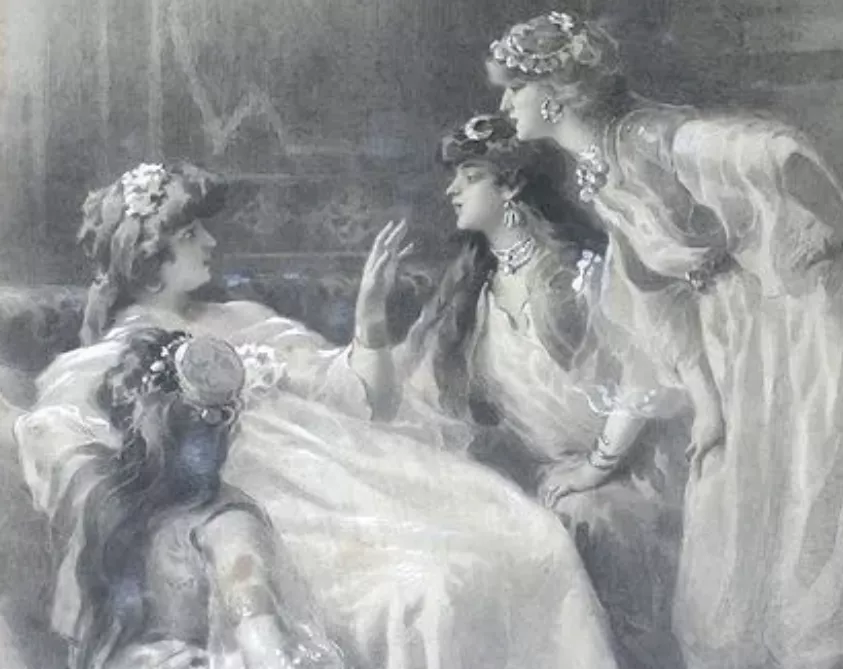 Charles Atamian, encre et lavis sur papier