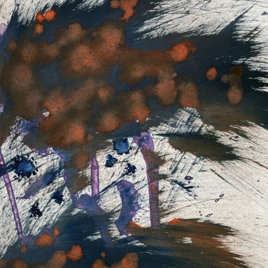 Marcelle Loubchansky, peinture à l'huile et essence