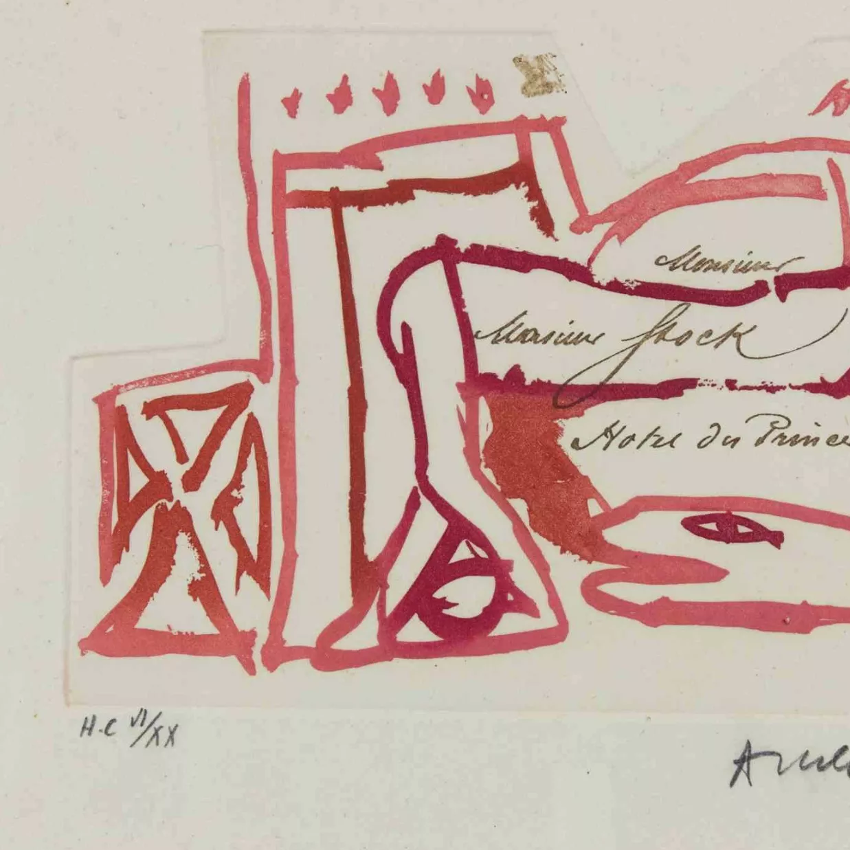 Pierre Alechinsky, s&eacute;rigraphie