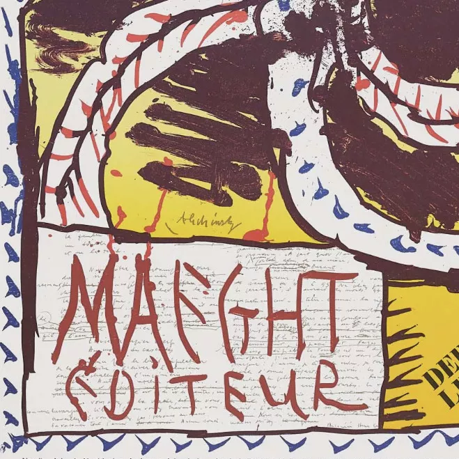 Pierre Alechinsky, s&eacute;rigraphie