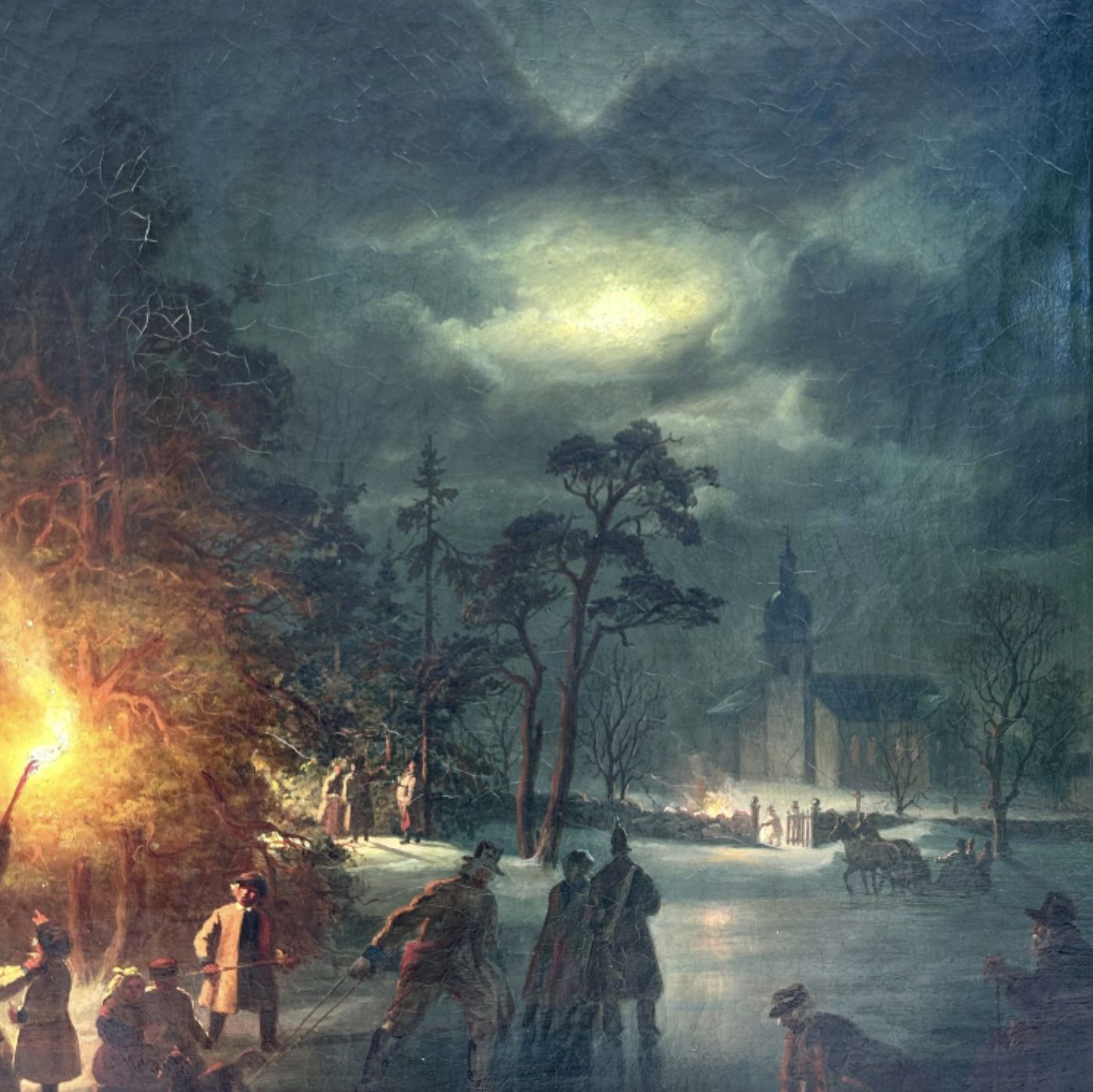 Wahlqvist, huile sur toile