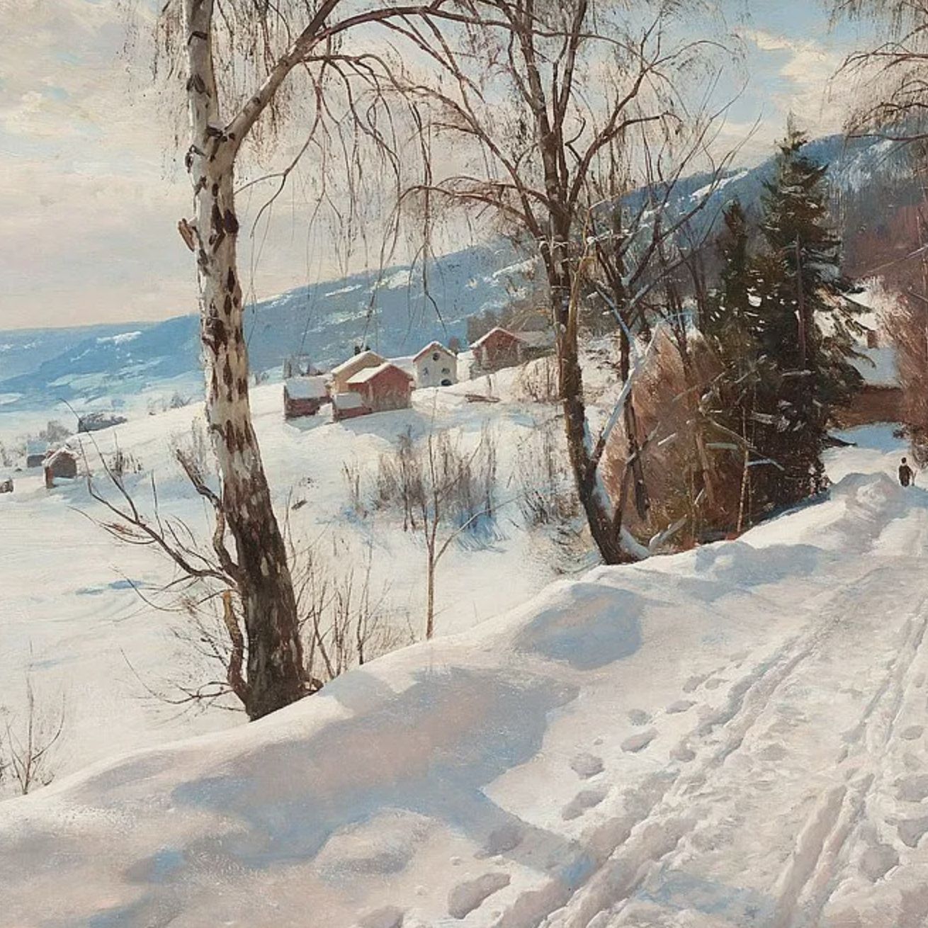 Peder Mork Monsted, huile sur toile
