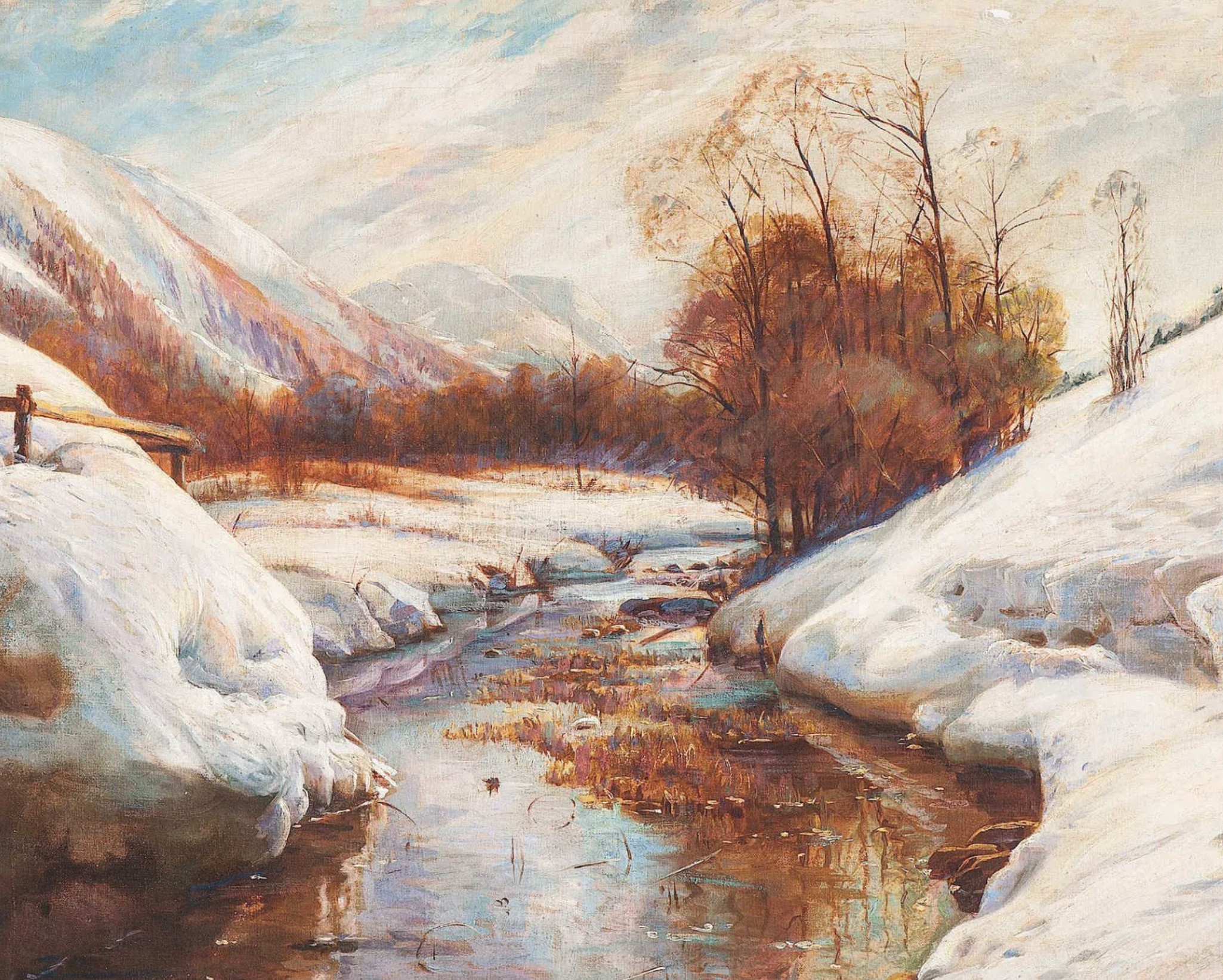 Peder Mork Monsted, huile sur toile