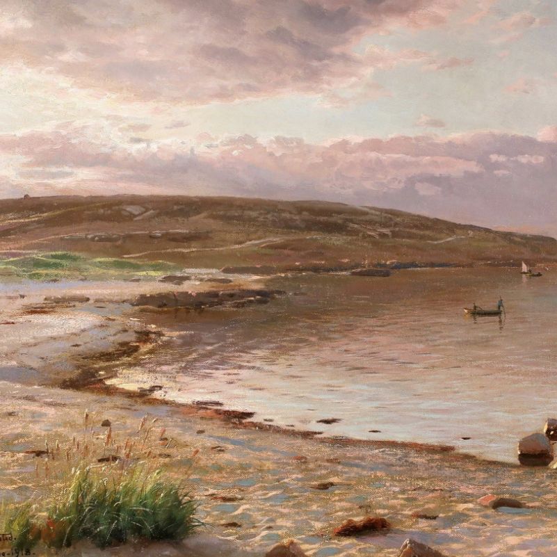 Peder Mork Monsted, huile sur toile
