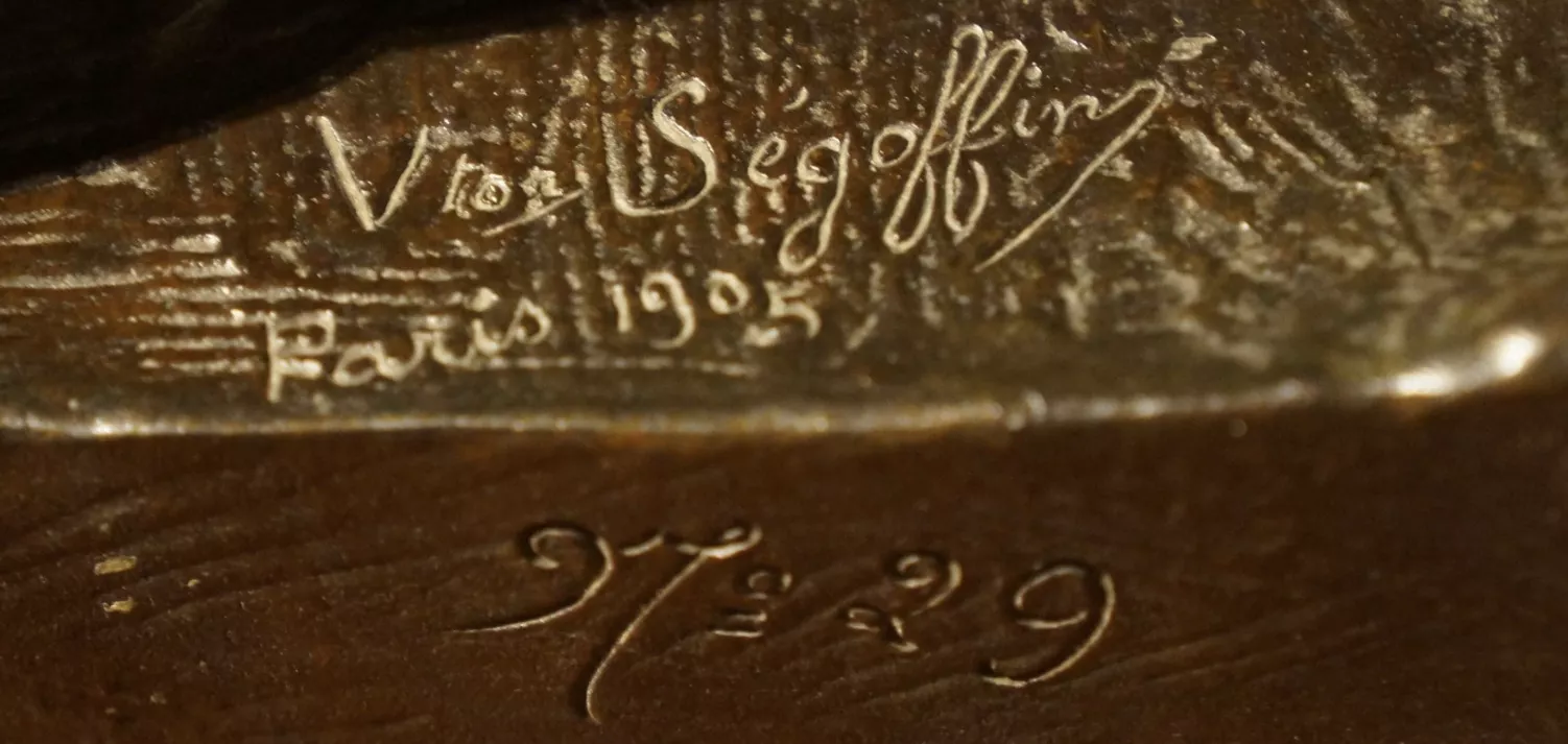 Signature de Victor Ségoffin