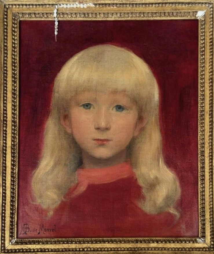 Boutet De Monvel, huile sur toile