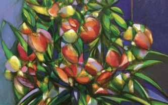 Camille Hilaire, huile sur toile