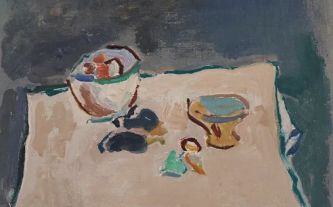 Marko Celebonovic, huile sur toile