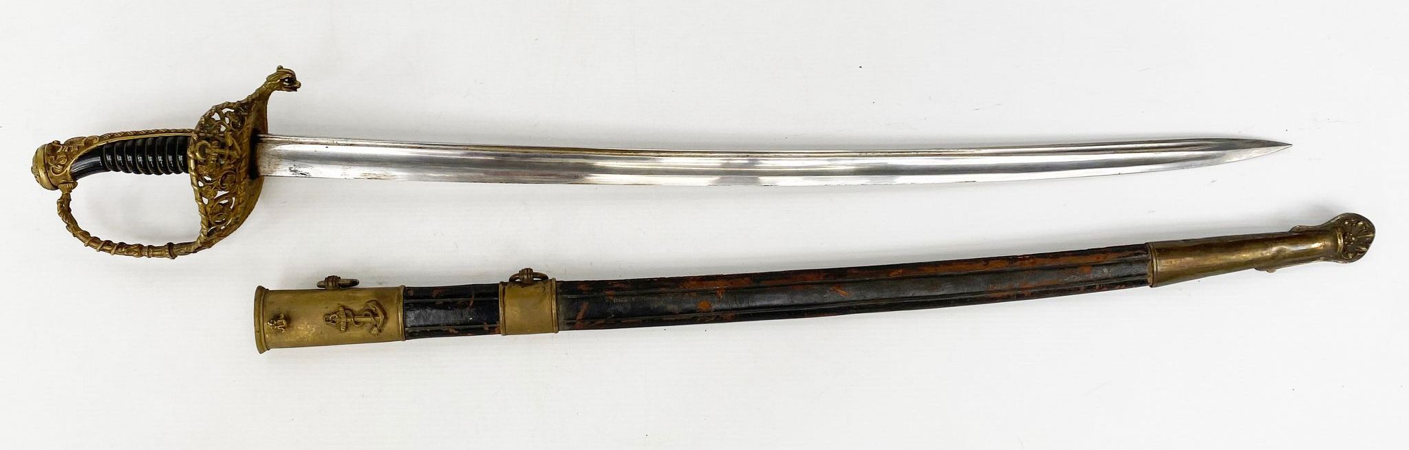 Sabre d'officier de Marine, second Empire