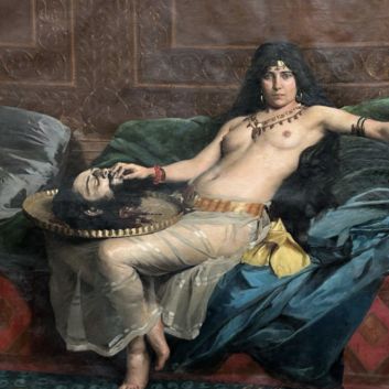 Ferdinand François DECAP (Actif au XIXe siècle) Salomé ayant reçu la tête de saint Jean-Baptiste