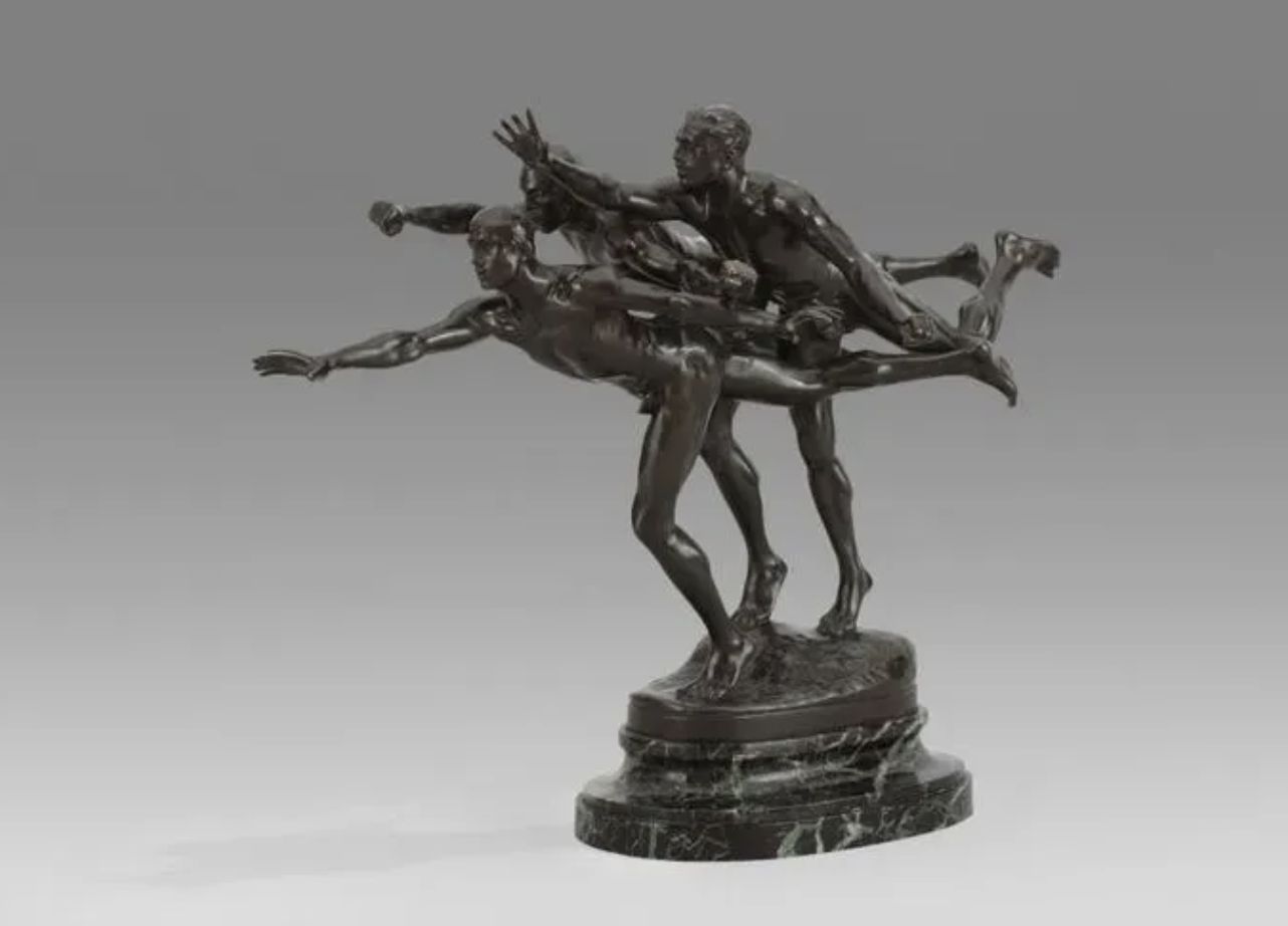 Alfred Boucher, groupe en bronze