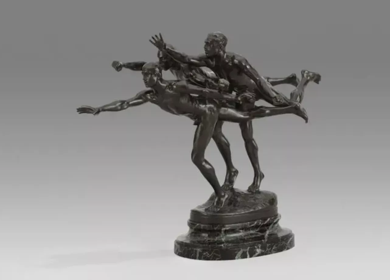 Alfred Boucher, groupe en bronze