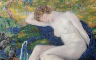Clémentine Helène Dufau, huile sur toile