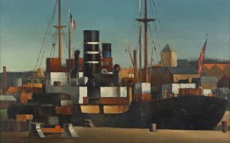Pierre Hodé, huile sur toile