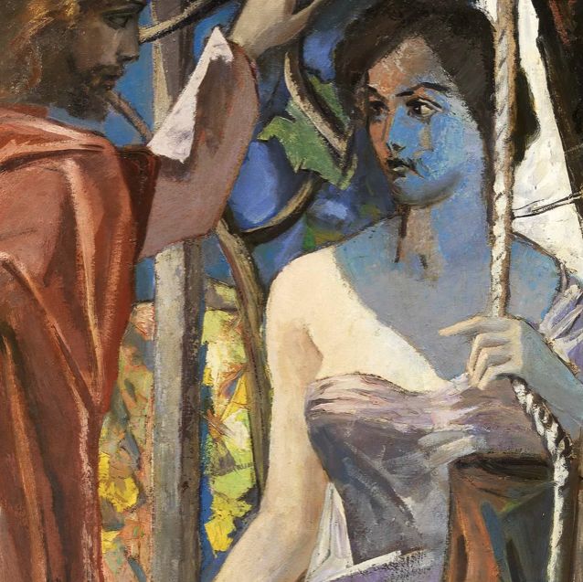 Alberto Savinio, huile sur toile