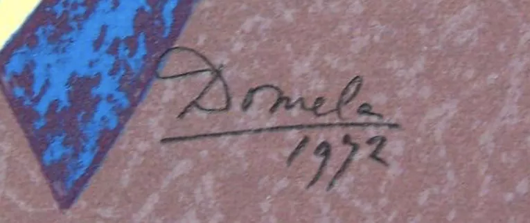 Signature de César Domela