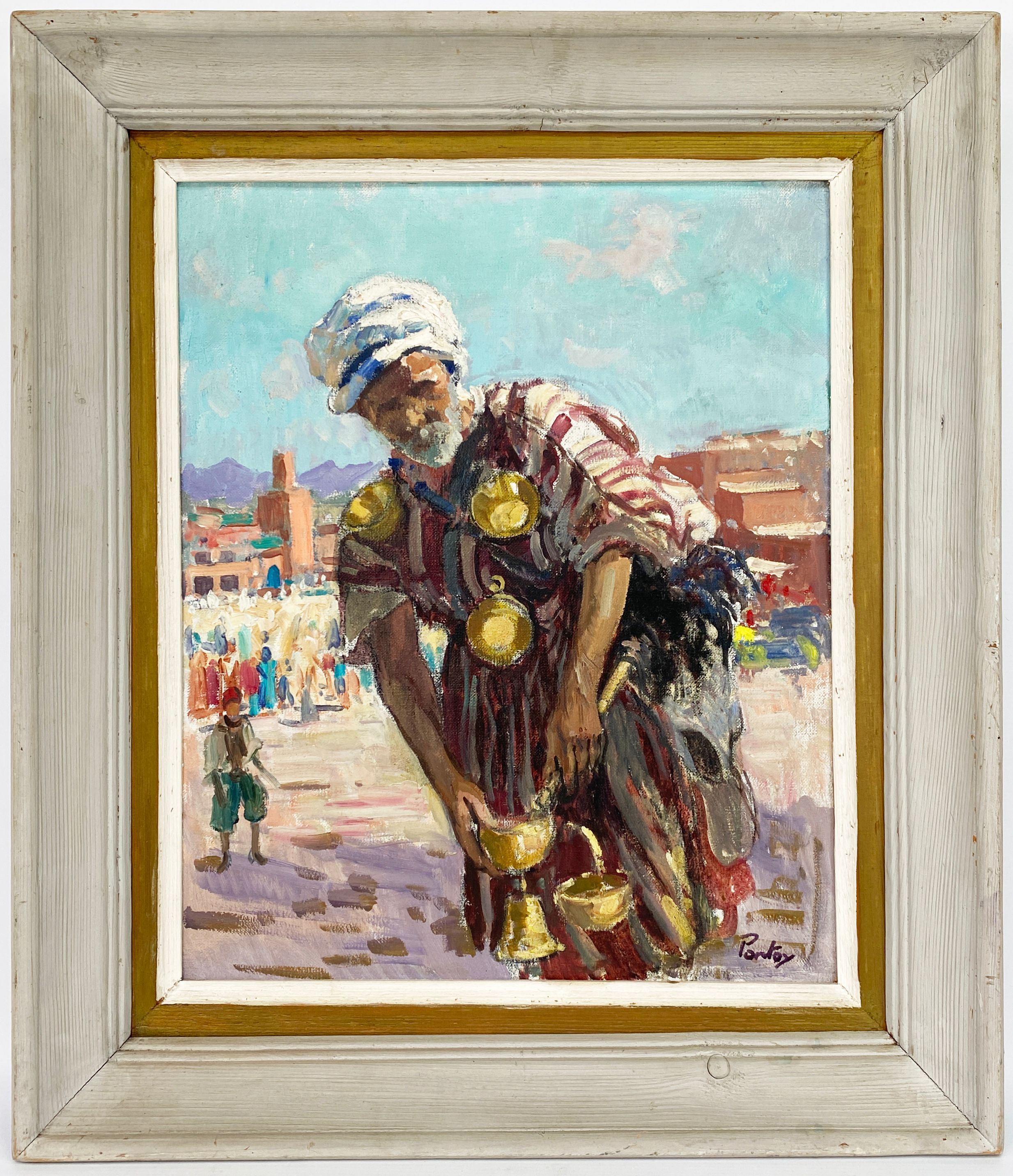Pontoy, huile sur toile