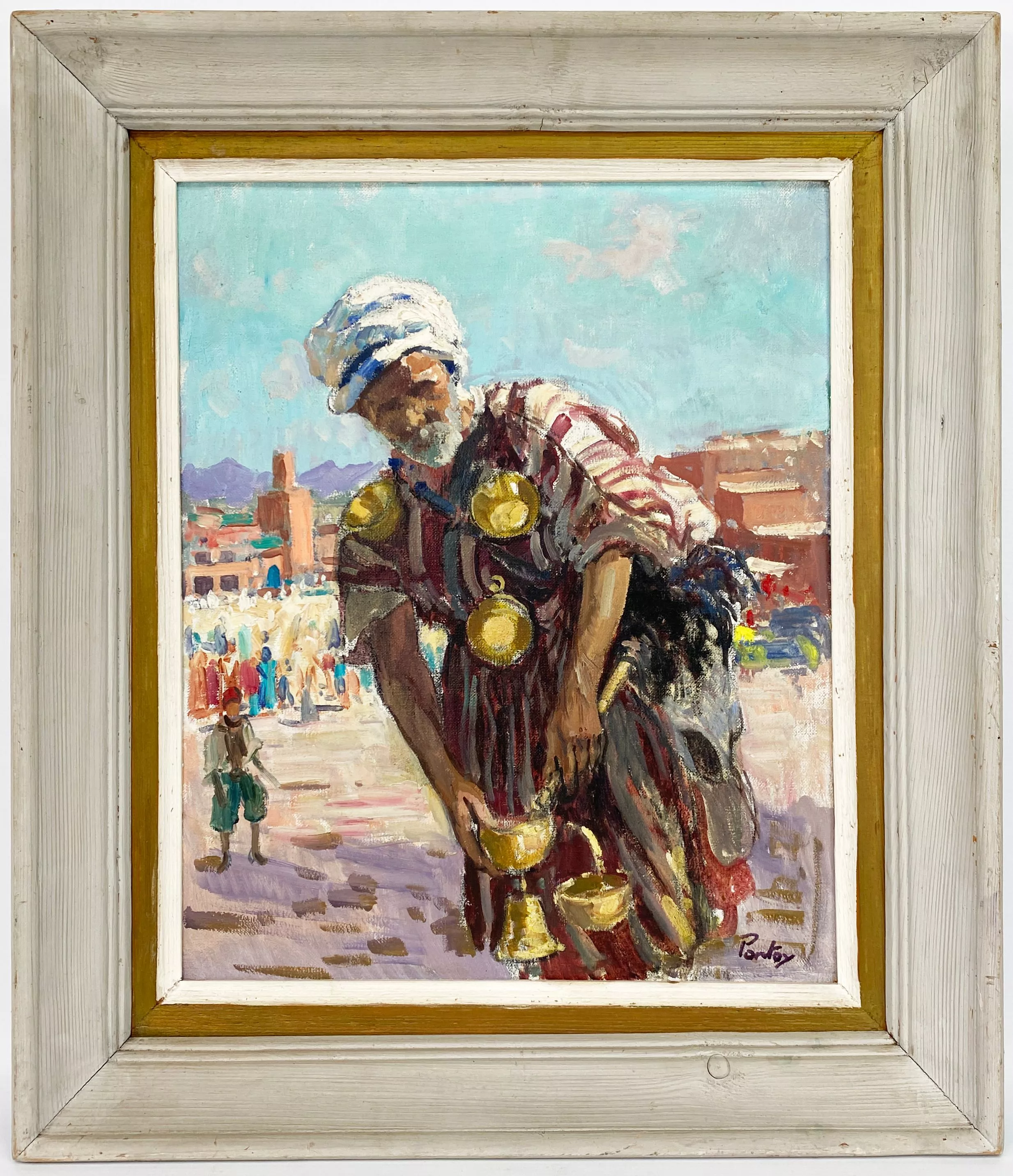 Pontoy, huile sur toile