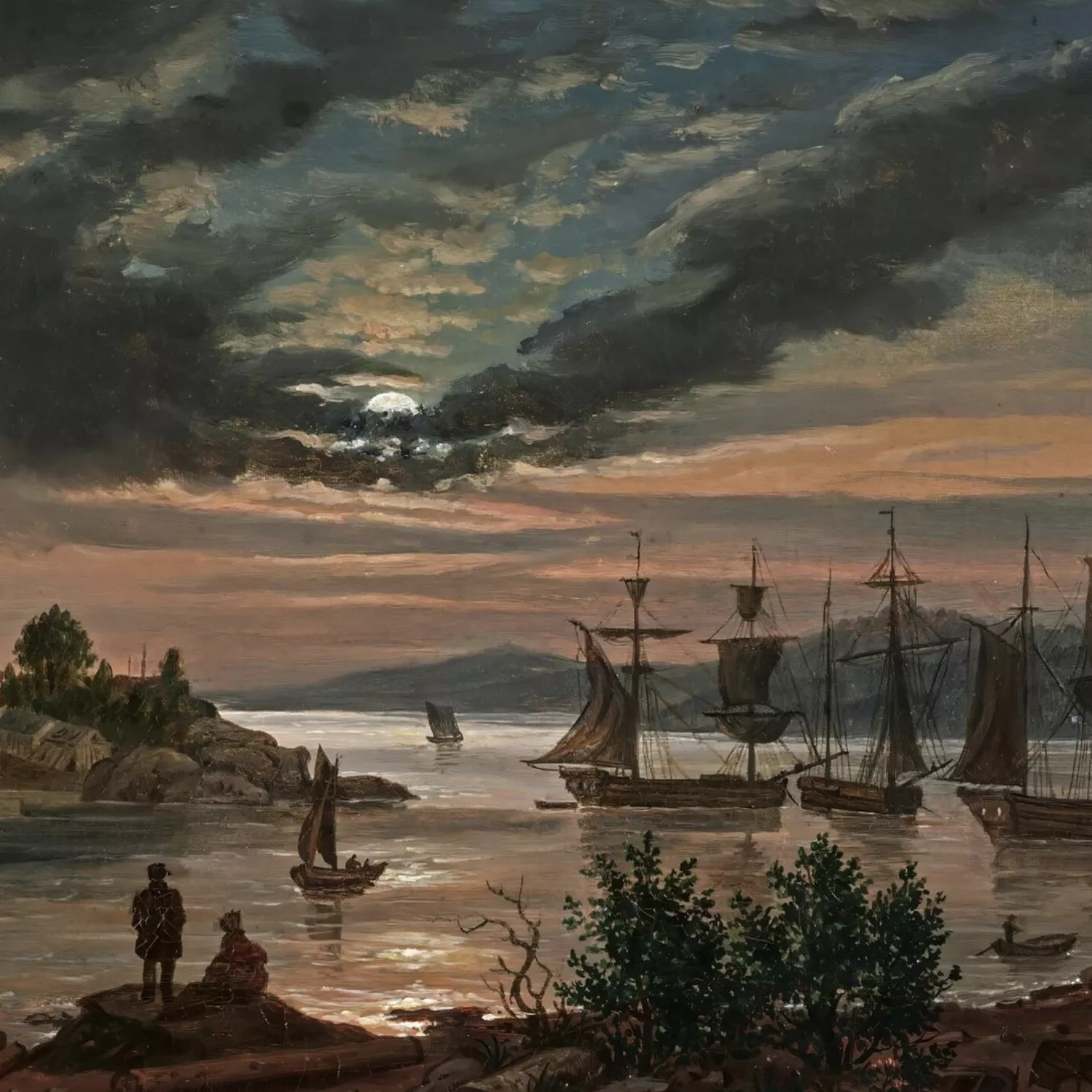 Johan Christian Dahl, huile sur toile