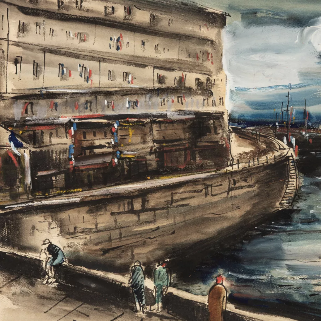 Maurice de Vlaminck, huile sur toile