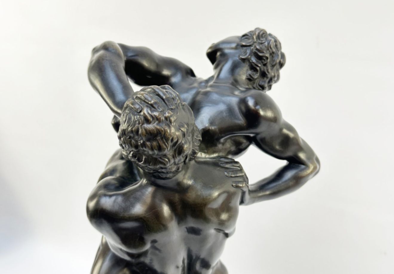 Stefano Maderno, Hercule et Antée, groupe en bronze patiné
