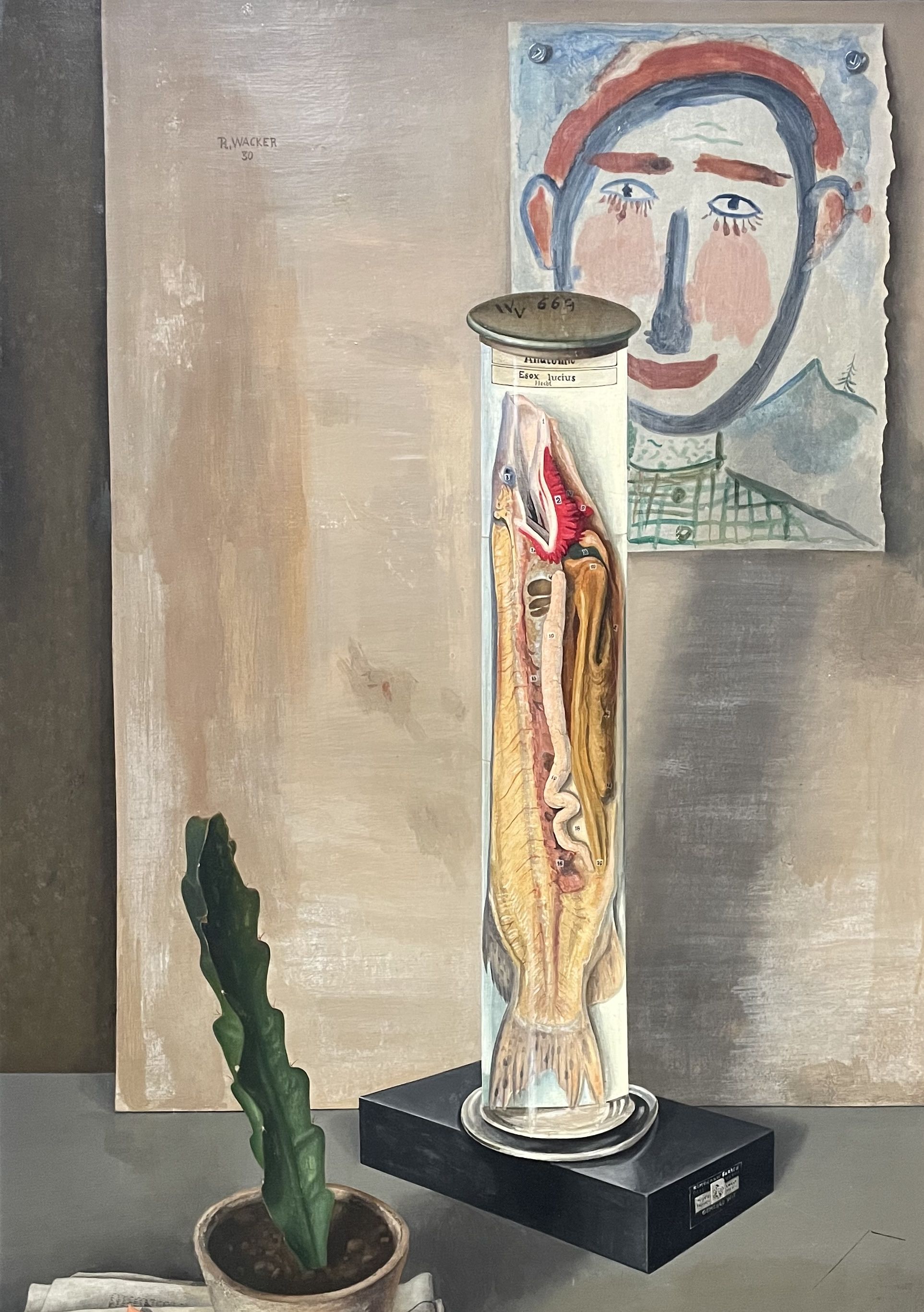 Rudolf Wacker, huile sur toile