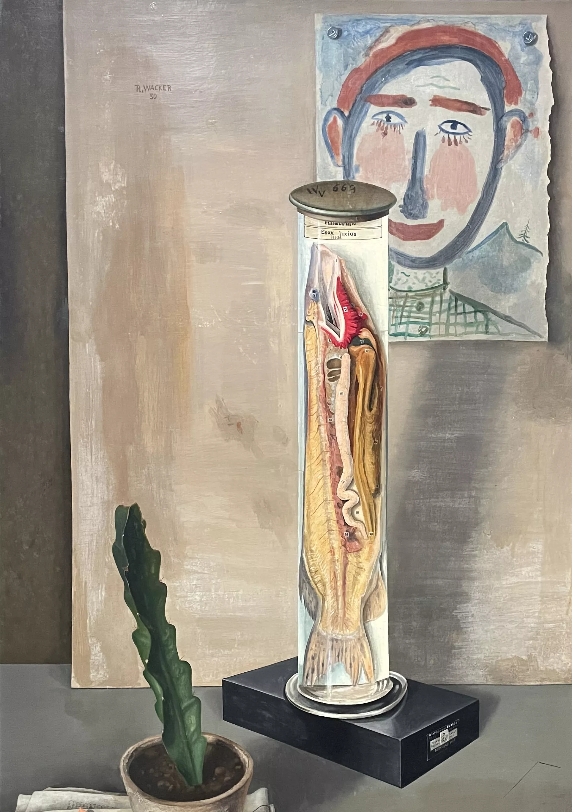 Rudolf Wacker, huile sur toile
