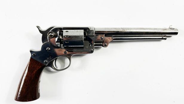 Revolver américain Starr, calibre 33, six coups à poudre noire