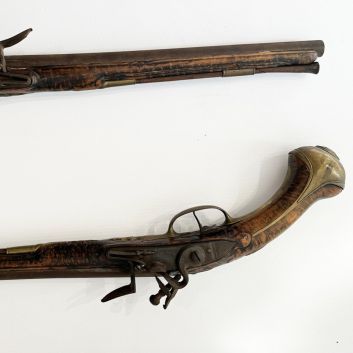 Paire de pistolets d’arçon époque Louis XV
